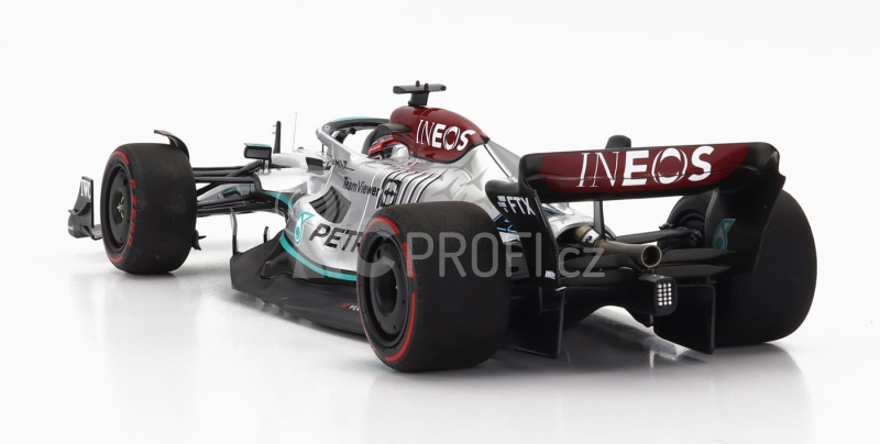 Minichamps Mercedes gp F1 W13e Mercedes-amg Petronas F1 N 63 1:18, stříbrná
