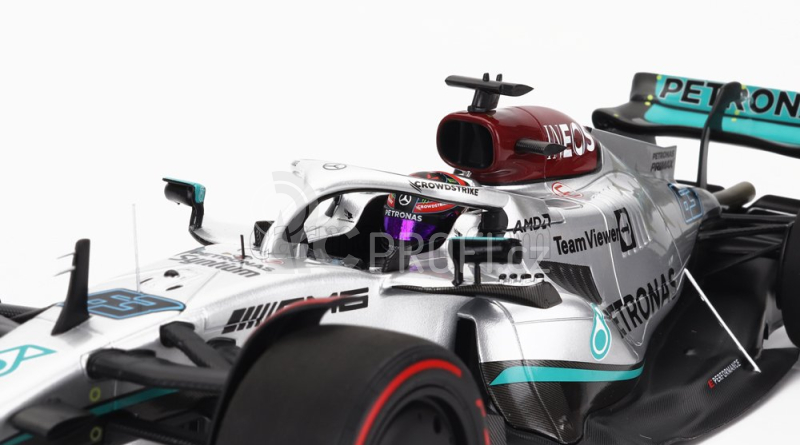 Minichamps Mercedes gp F1 W13e Mercedes-amg Petronas F1 N 63 1:18, stříbrná