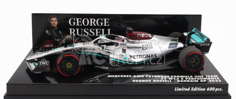 Minichamps Mercedes gp F1 W13e Mercedes-amg Petronas F1 N 63 1:43, stříbrná
