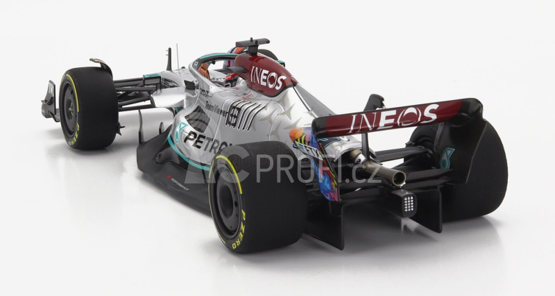 Minichamps Mercedes gp F1 W13e Mercedes-amg Petronas F1 N 63 1:18, stříbrná