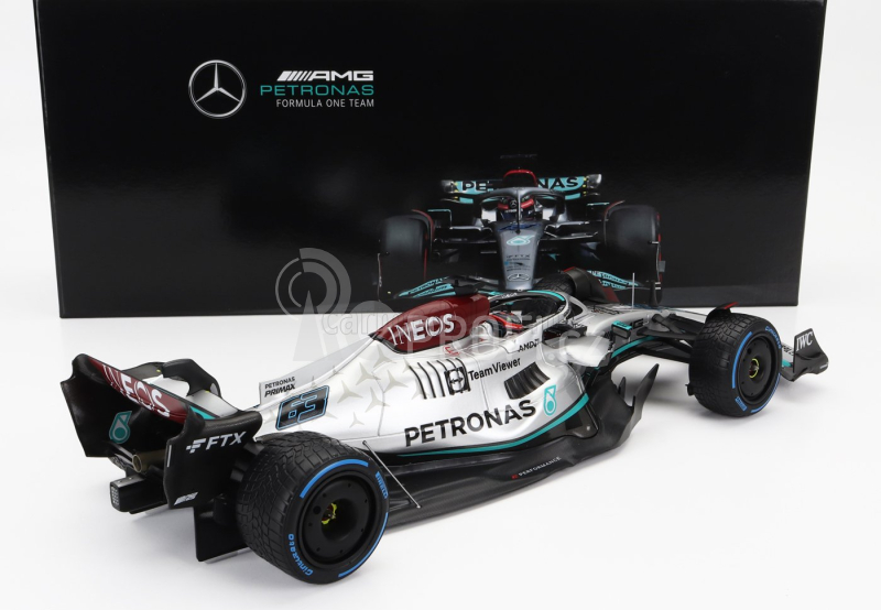 Minichamps Mercedes gp F1 W13e Mercedes-amg Petronas F1 N 63 1:18, stříbrná