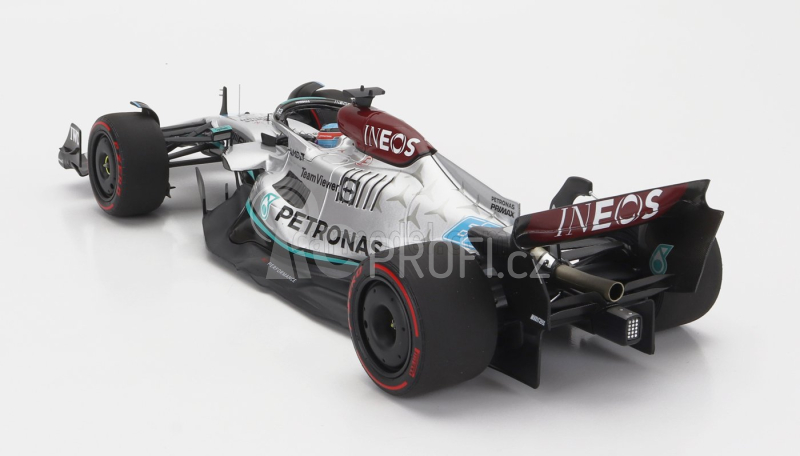 Minichamps Mercedes gp F1 W13e Mercedes-amg Petronas F1 N 63 1:18, stříbrná