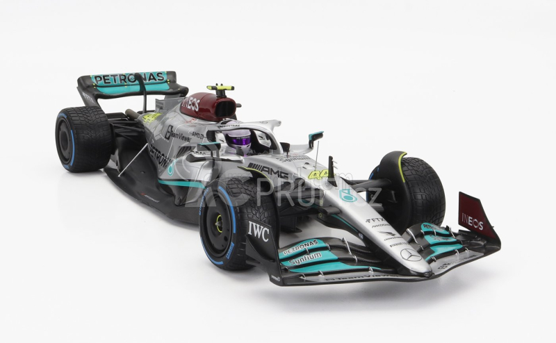 Minichamps Mercedes gp F1 W13e Mercedes-amg Petronas F1 N 63 1:18, stříbrná