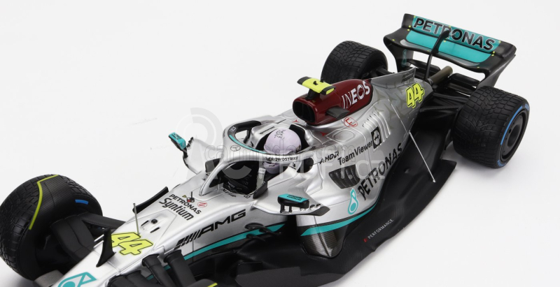 Minichamps Mercedes gp F1 W13e Mercedes-amg Petronas F1 N 63 1:18, stříbrná