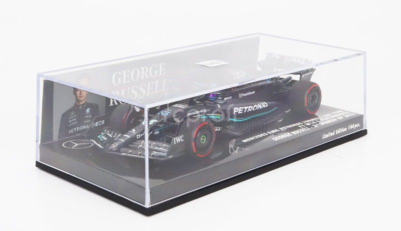 Minichamps Mercedes gp F1 W14 Team Mercedes-amg Petronas Formula One N 63 3rd Spain Gp 2023 George Russell 1:43 Matt Black