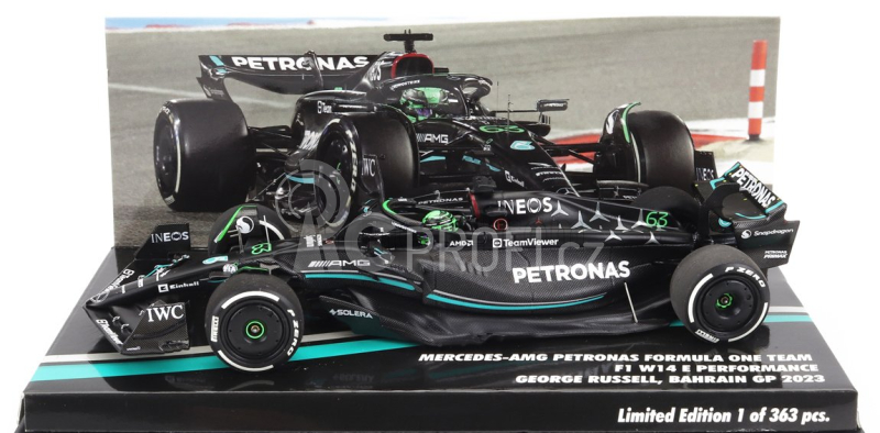 Minichamps Mercedes gp F1 W14 Mercedes-amg Petronas F1 N 63 1:43, černá