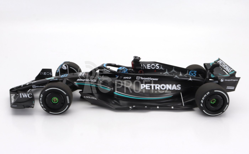 Minichamps Mercedes gp F1 W14 Team Mercedes-amg Petronas Formula One N 63 Australian Gp 2023 George Russel 1:18 Matt Black