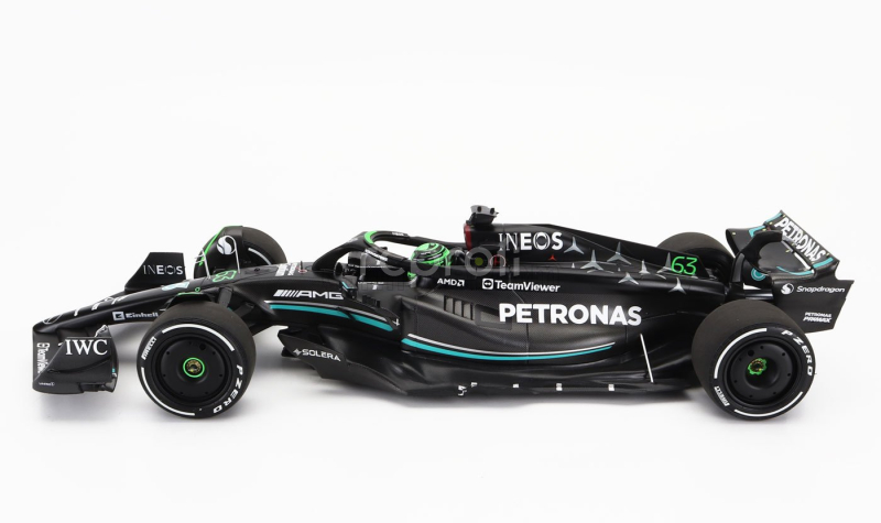 Minichamps Mercedes gp F1 W14 Team Mercedes-amg Petronas Formula One N 63 Season 2023 George Russell 1:18 Matt Black