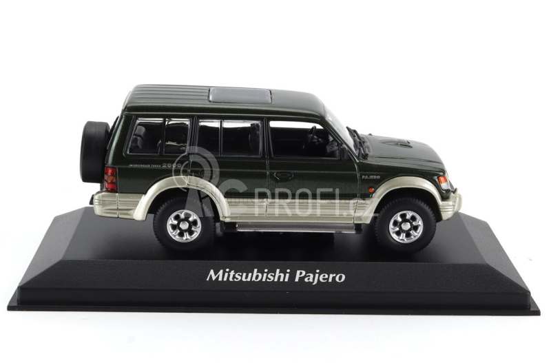 Minichamps Mitsubishi Pajero Lwb 2800 Turbo Intercooler 1991 1:43 Zelená Se Stříbrnou
