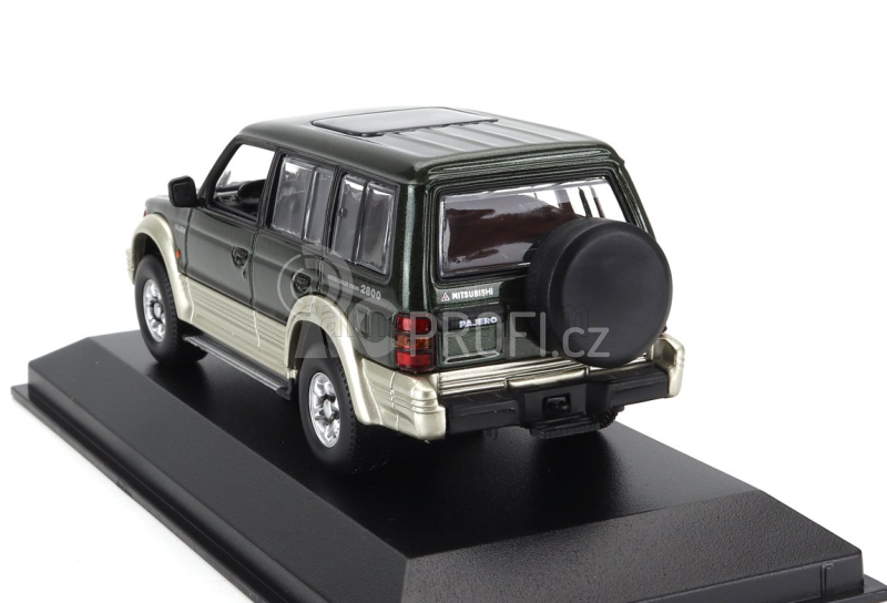 Minichamps Mitsubishi Pajero Lwb 2800 Turbo Intercooler 1991 1:43 Zelená Se Stříbrnou