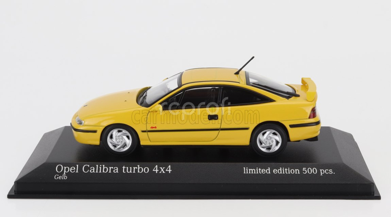 Minichamps Opel Calibra Turbo 4x4 1989 1:43 Žlutá