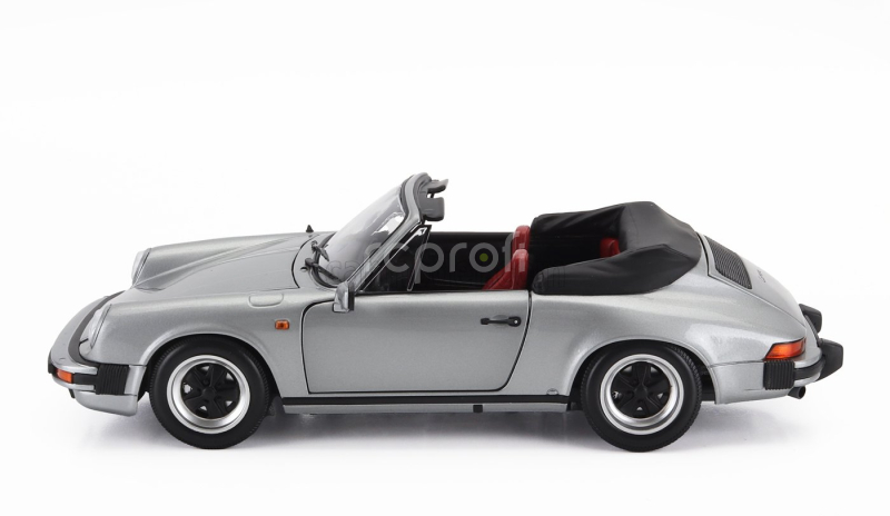 Minichamps Porsche 911 3.2 Carrera Cabriolet 1983 1:18 Grey Met