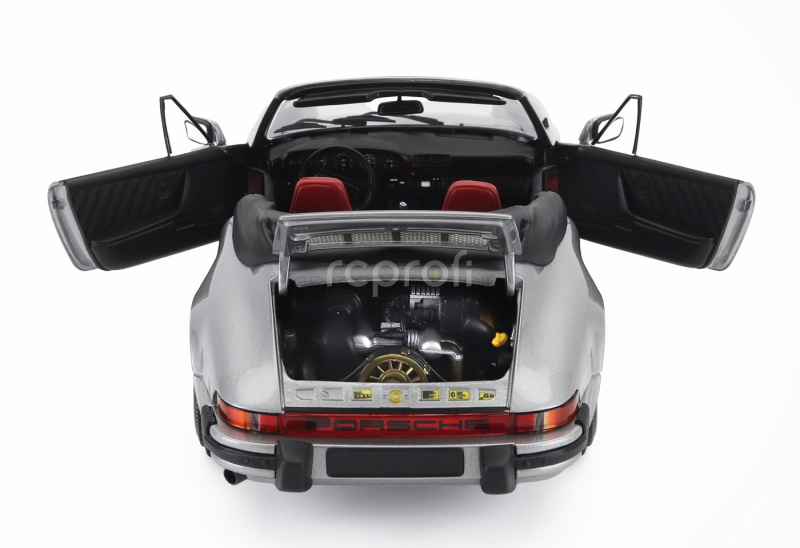 Minichamps Porsche 911 3.2 Carrera Cabriolet 1983 1:18 Grey Met