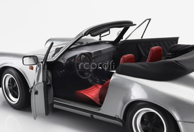 Minichamps Porsche 911 3.2 Carrera Cabriolet 1983 1:18 Grey Met