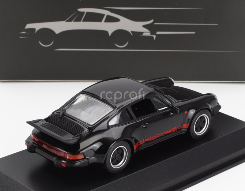 Minichamps Porsche 911 930 Turbo Coupe 1977 - 50 Jahre Porsche Design 1:43 Black