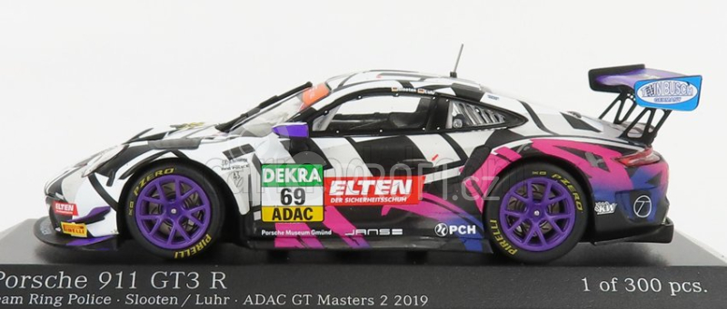 Minichamps Porsche 911 991-2 Gt3-r Iron Force By Ring Police Team N 69 1:43