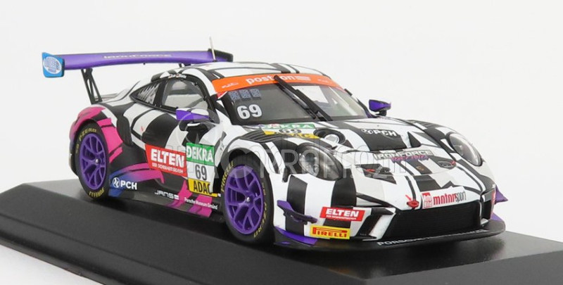 Minichamps Porsche 911 991-2 Gt3-r Iron Force By Ring Police Team N 69 1:43