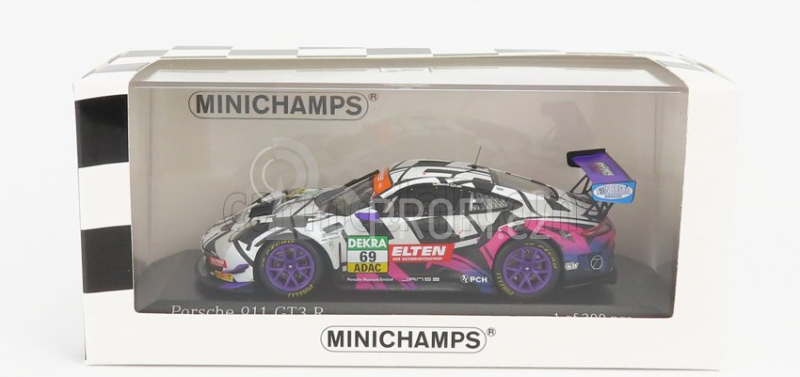 Minichamps Porsche 911 991-2 Gt3-r Iron Force By Ring Police Team N 69 1:43