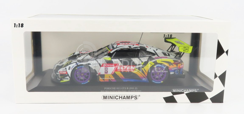 Minichamps Porsche 911 991-2 Gt3-r Team Iron Force N 8 1:18