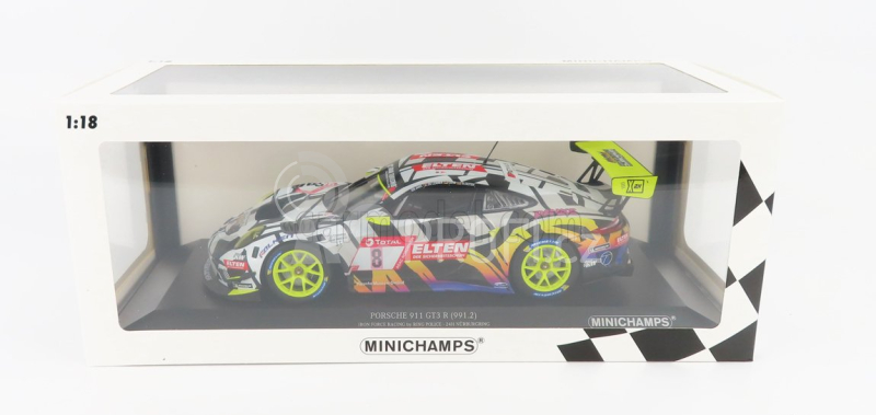 Minichamps Porsche 911 991-2 Gt3 R Team Iron Force Racing N 8 1:18