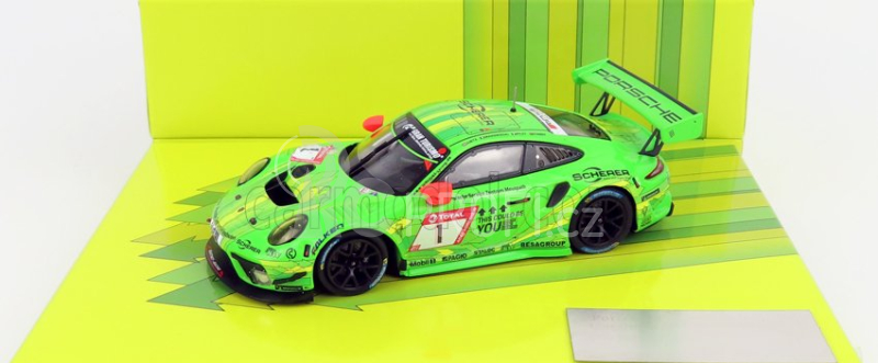 Minichamps Porsche 911 991-2 Gt3 R Team Manthey Racing N 1 1:43, zelená