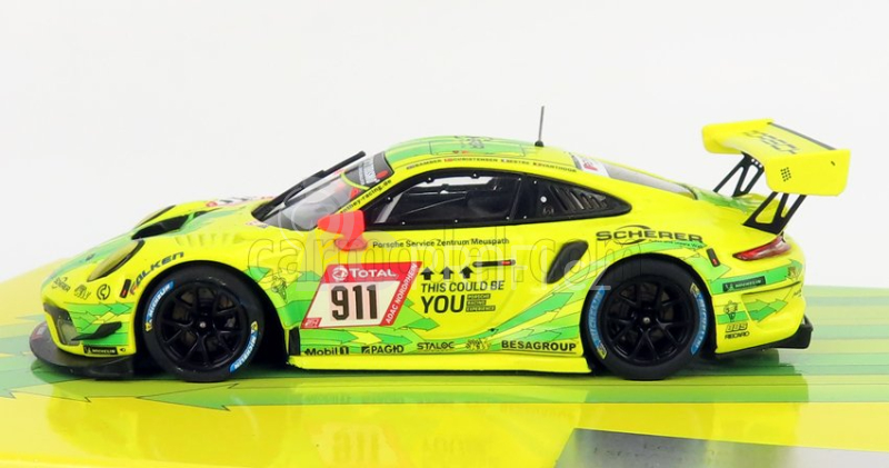 Minichamps Porsche 911 991-2 Gt3 R Team Manthey Racing N 911 1:43, žlutá