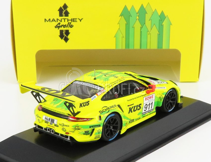 Minichamps Porsche 911 991-2 Gt3 R Team Manthey Racing N 911 1:43, žlutá