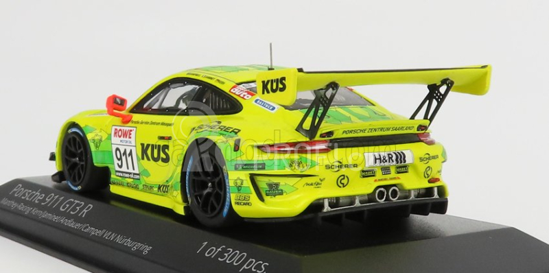 Minichamps Porsche 911 991-2 Gt3 R Team Manthey Racing N 911 1:43, žlutá