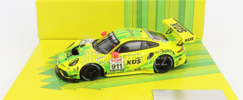 Minichamps Porsche 911 991-2 Gt3 R Team Manthey Racing N 911 1:43, žlutá