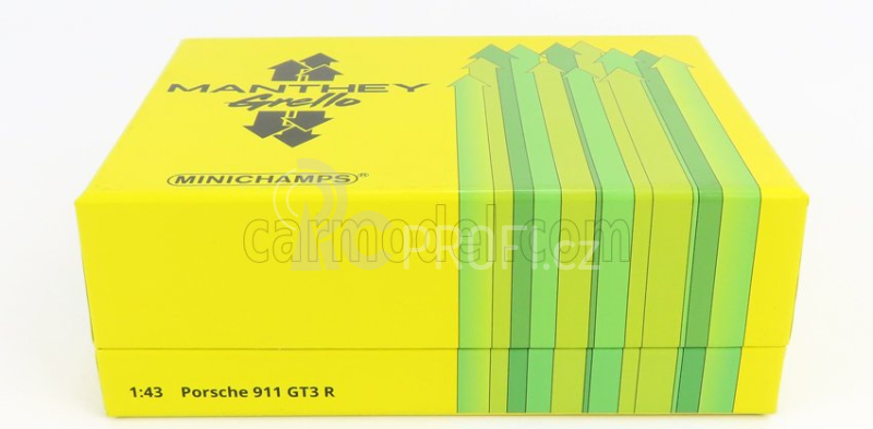 Minichamps Porsche 911 991-2 Gt3 R Team Manthey Racing N 911 1:43, žlutá