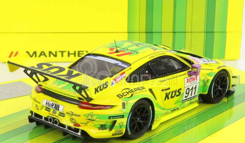 Minichamps Porsche 911 991-2 Gt3 R Team Manthey Racing N 911 1:43, žlutá