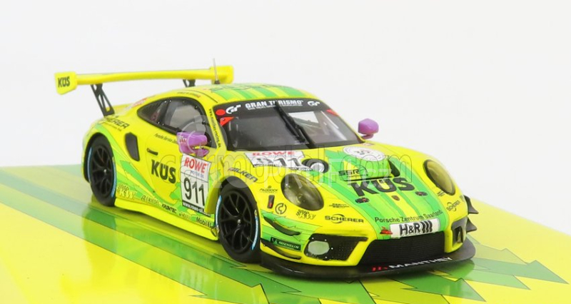 Minichamps Porsche 911 991-2 Gt3 R Team Manthey Racing N 911 1:43, žlutá