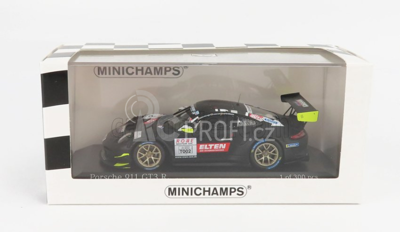 Minichamps Porsche 911 991 Gt3-r Team Iron Force N 8 1:43, černá