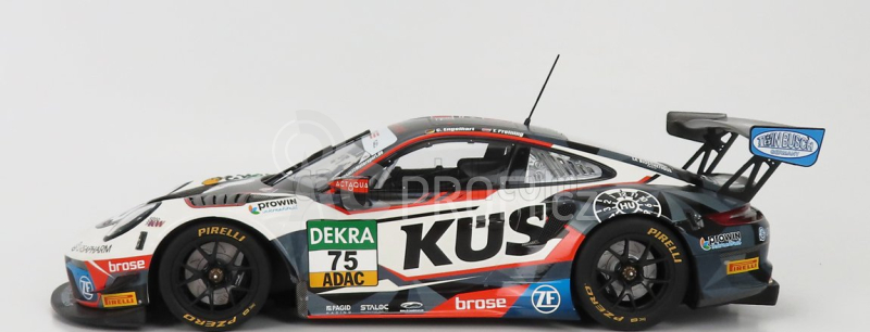 Minichamps Porsche 911 991 Gt3 R Team Kus 75 Bernhard N 75 1:18, bíločerná