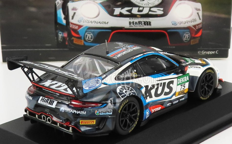Minichamps Porsche 911 991 Gt3 R Team Kus 75 Bernhard N 75 1:43