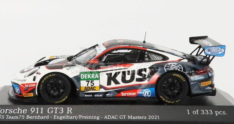 Minichamps Porsche 911 991 Gt3 R Team Kus 75 Bernhard N 75 1:43