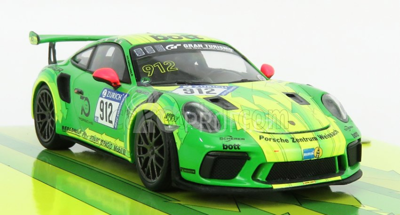 Minichamps Porsche 911 991 Gt3 Rs Manthey Racing N 912 1:43, zelená