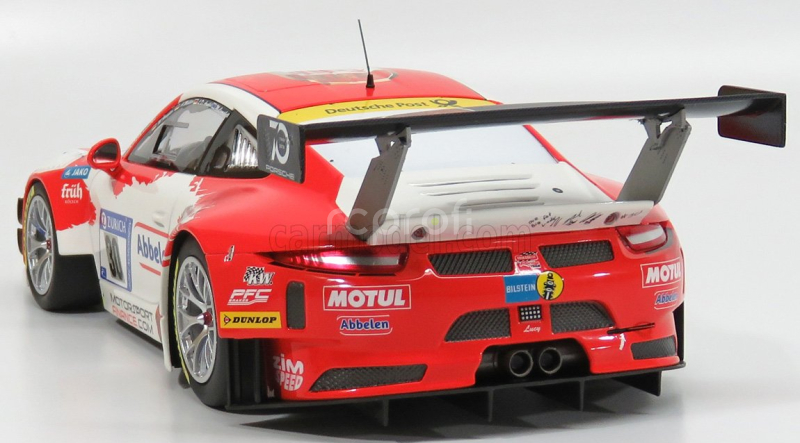 Minichamps Porsche 911 991 Gt3r N 30 24h Nurburgring 2018 Lance David Arnold - Alexander Muller - Wolf Henzler - Matt Campbell 1:18 Bílá Červená