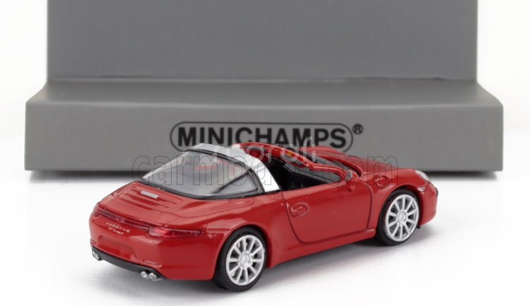 Minichamps Porsche 911 991 Targa Cabriolet Open 2014 1:87 Red