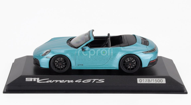 Minichamps Porsche 911 992-2 Carrera 4 Gts Cabriolet Open 2024 1:43 Ipanema Blue