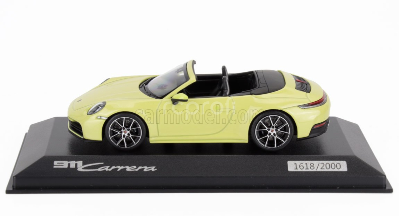 Minichamps Porsche 911 992-2 Carrera Cabriolet Open 2024 1:43 Cartagena Žlutá