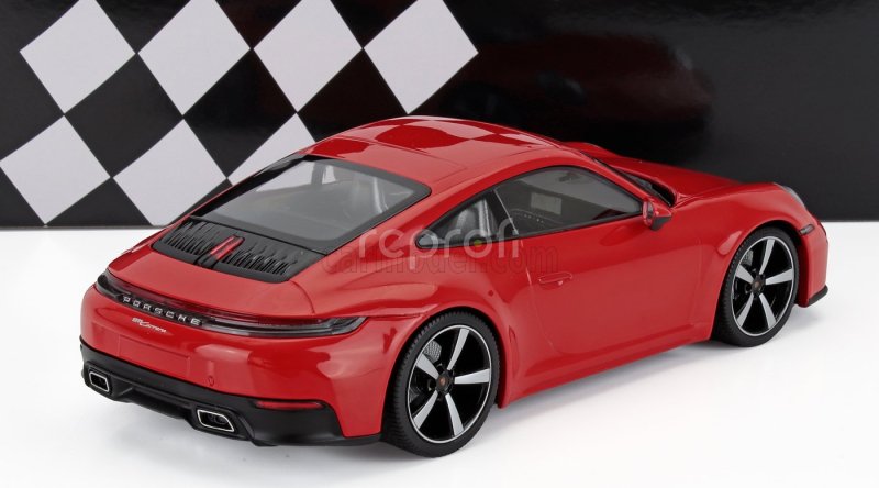Minichamps Porsche 911 992-2 Carrera Coupe 2024 1:18 Red