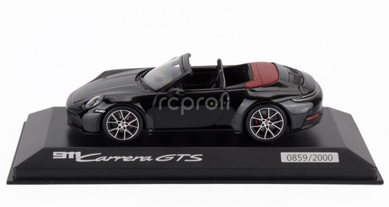 Minichamps Porsche 911 992-2 Carrera Gts Cabriolet Open 2024 1:43 Black