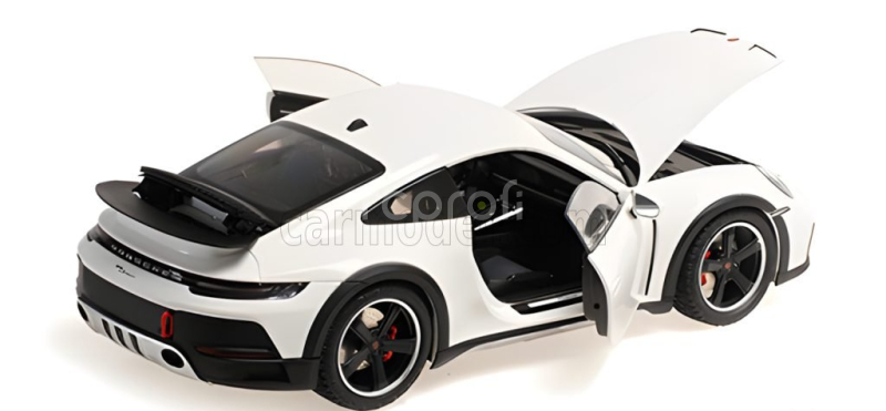 Minichamps Porsche 911 992 Dakar Coupe 2022 1:18 Bílá