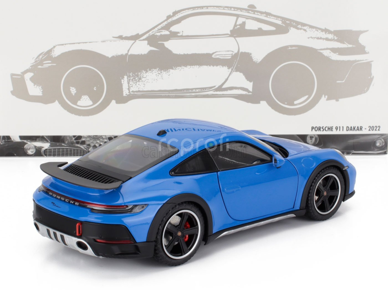 Minichamps Porsche 911 992 Dakar Coupe 2022 1:18 Blue
