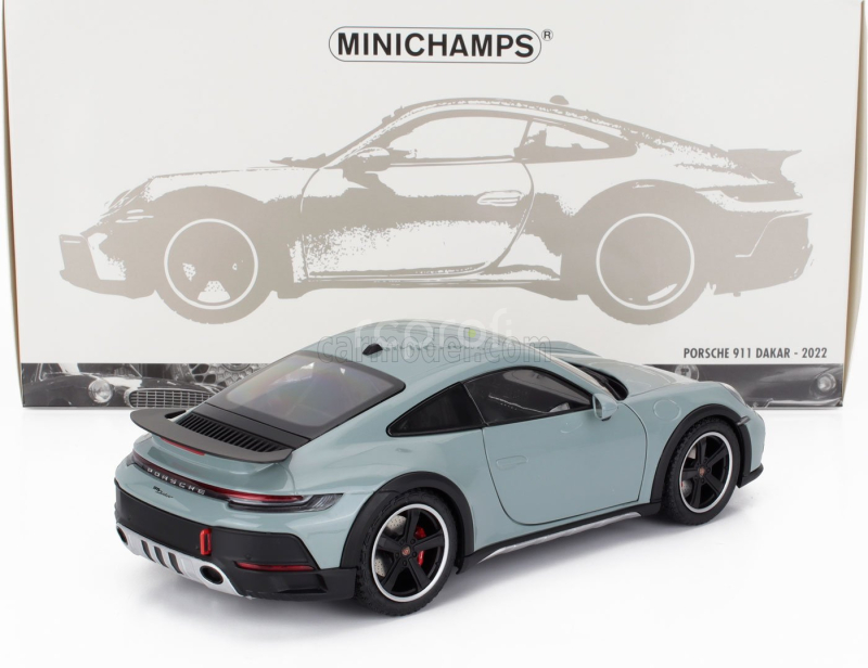 Minichamps Porsche 911 992 Dakar Coupe 2022 1:18 Green Met