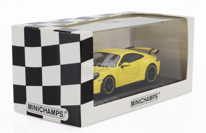 Minichamps Porsche 911 992 Gt3 Coupe 2020 - Black Rims 1:43 Žlutá