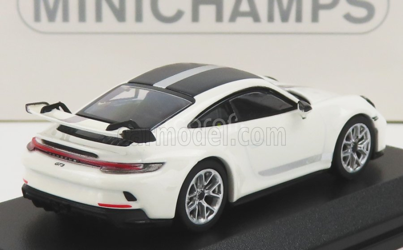 Minichamps Porsche 911 992 Gt3 Coupe 2021 1:64 Bílá Černá