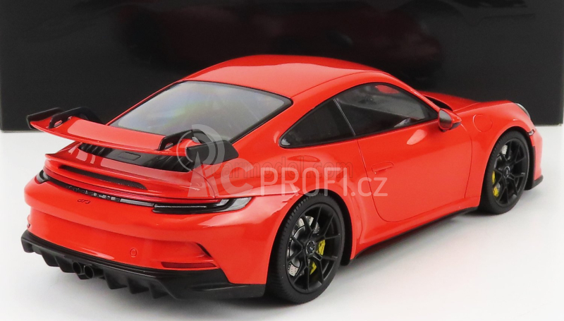 Minichamps Porsche 911 992 Gt3 Coupe 2021 - Black Wheels 1:18 Orange