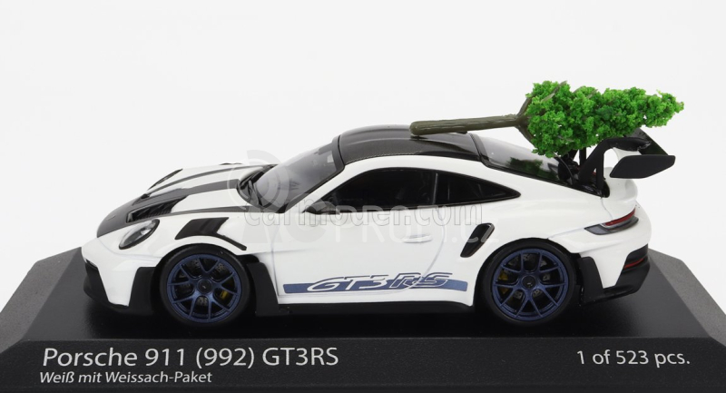 Minichamps Porsche 911 992 Gt3 Rs Coupe 2023 - Vánoční edice 2023 1:43, bíločerná